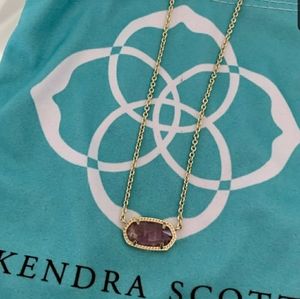 Kendra Scott Elisa necklace in Amethyst